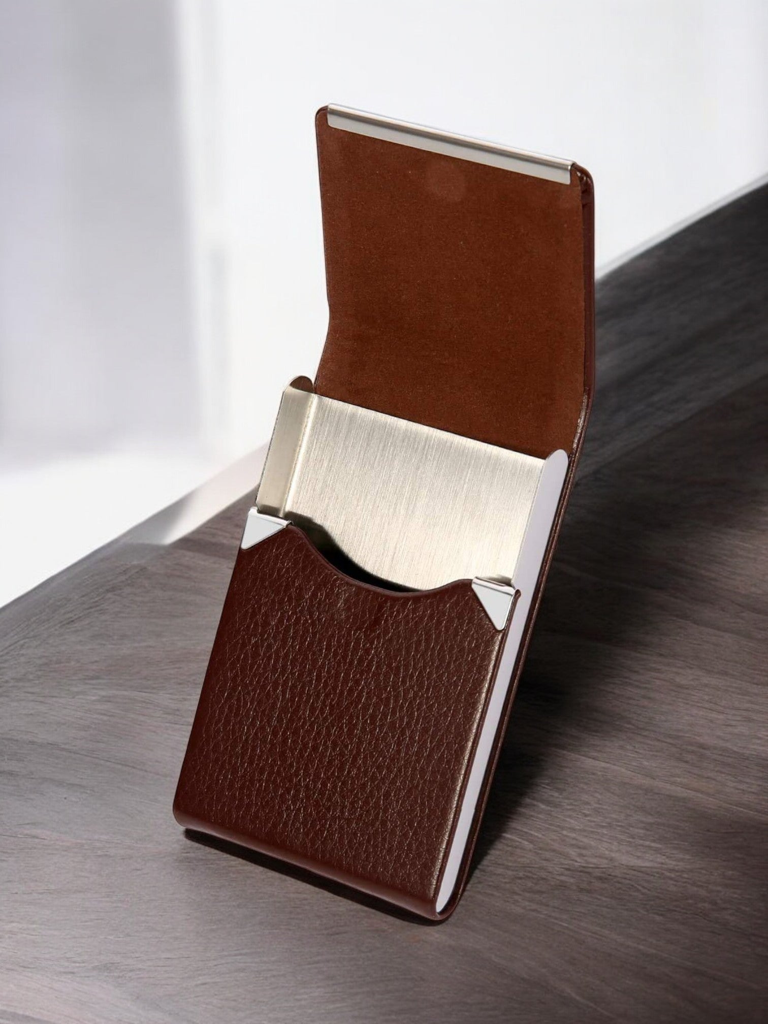 Brown Leather Card Holder