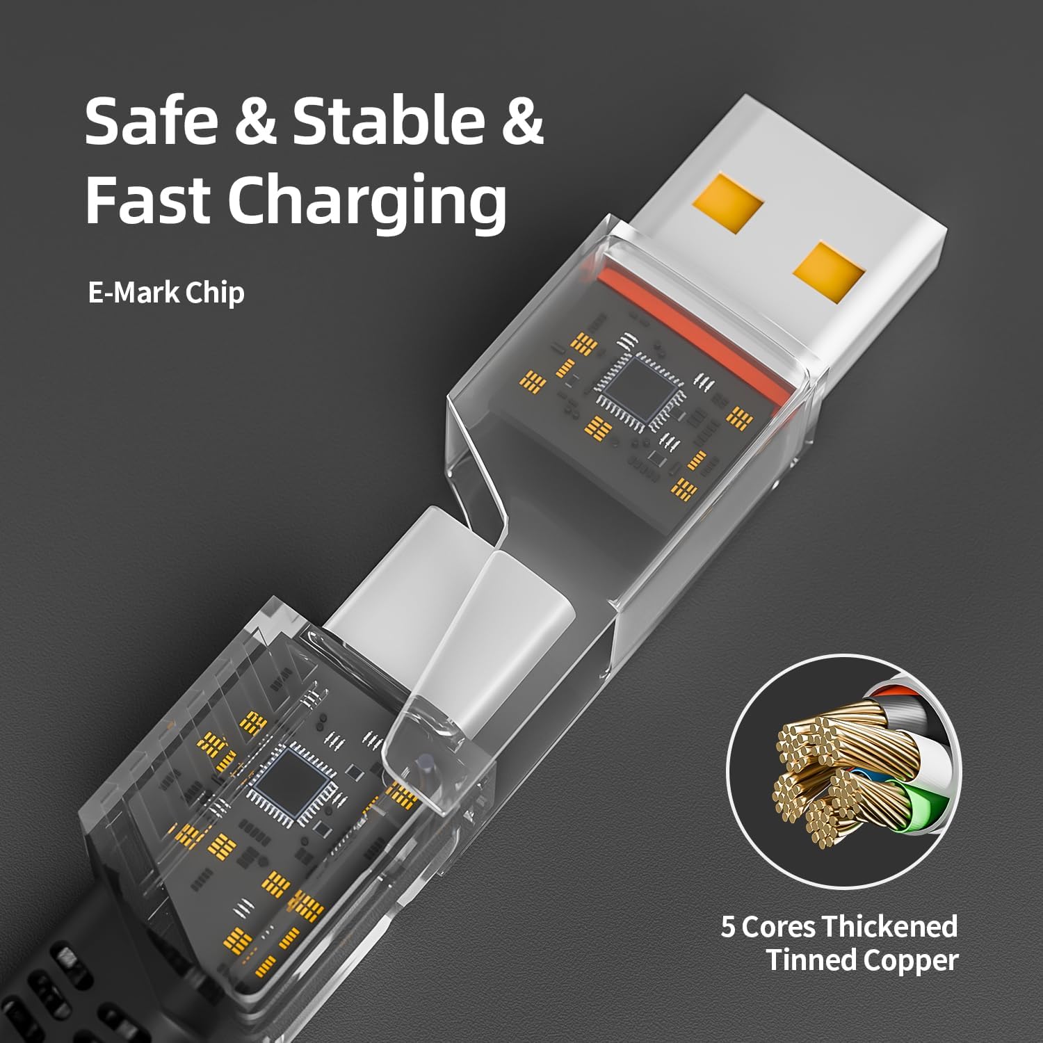 FlexCharge™ 4-in-1 Fast Charging Cable