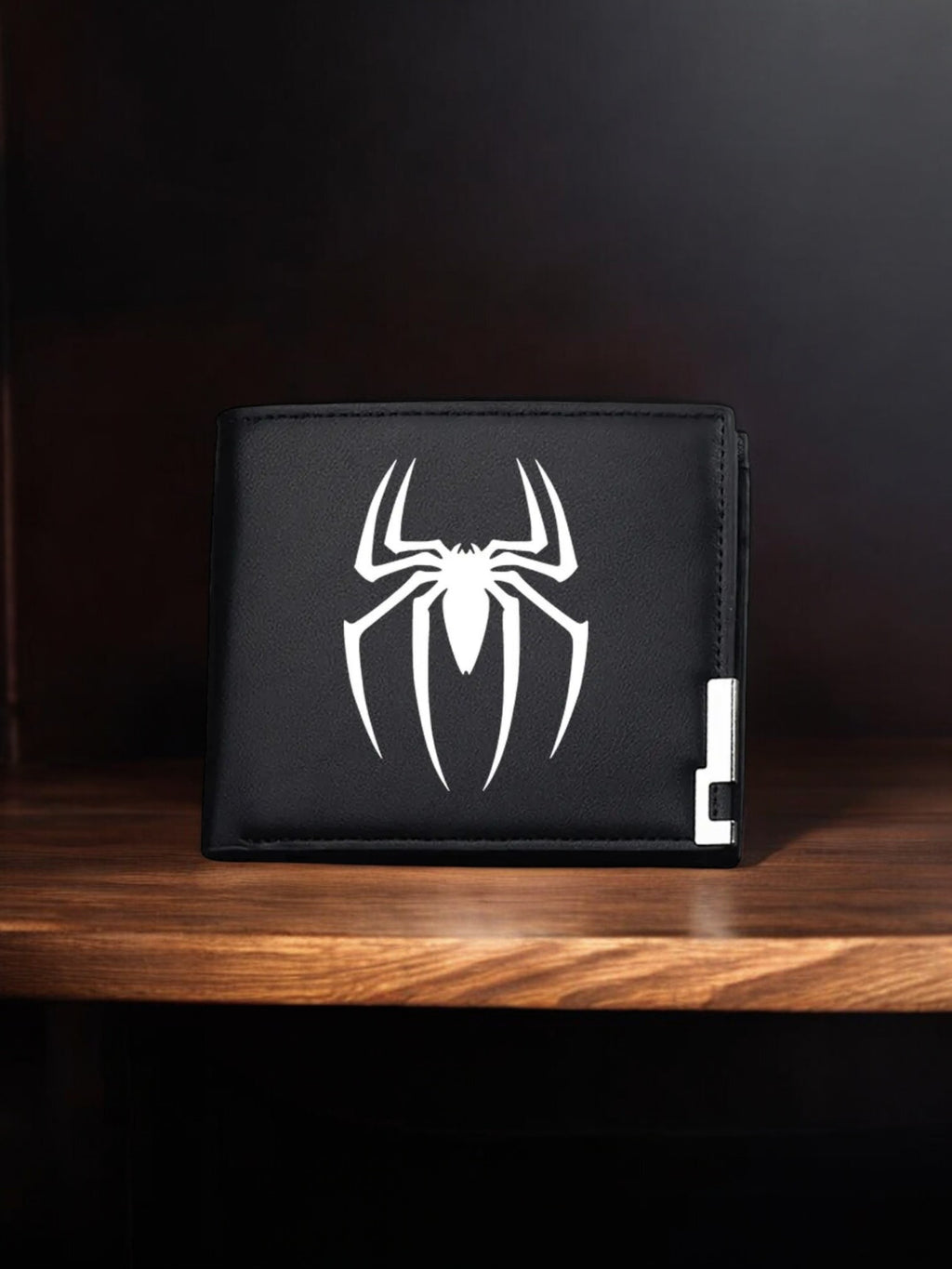 Black Spider Men's Wallet