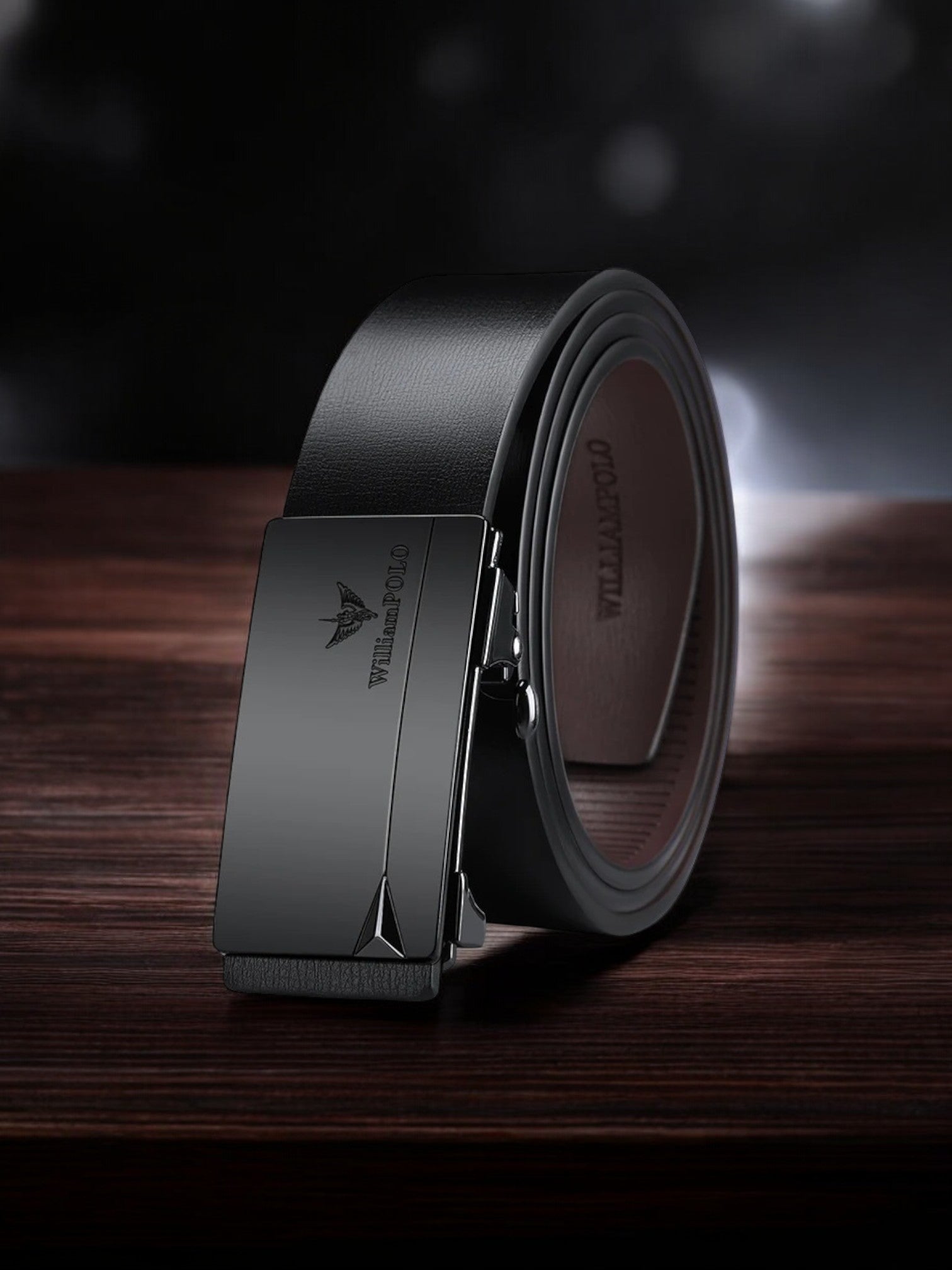 Jet Black Autolock Men's Belt